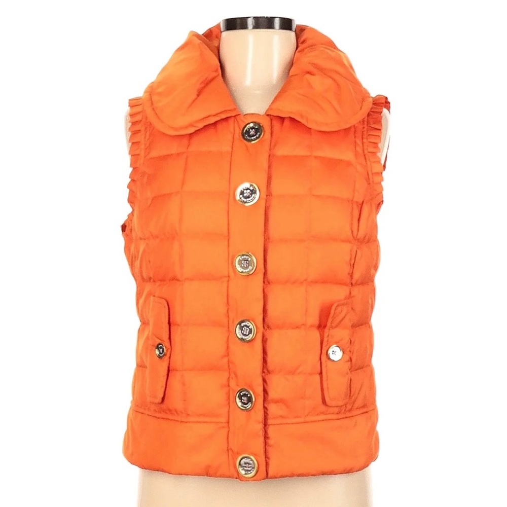Vintage Juicy Couture Women Orange Vest Medium